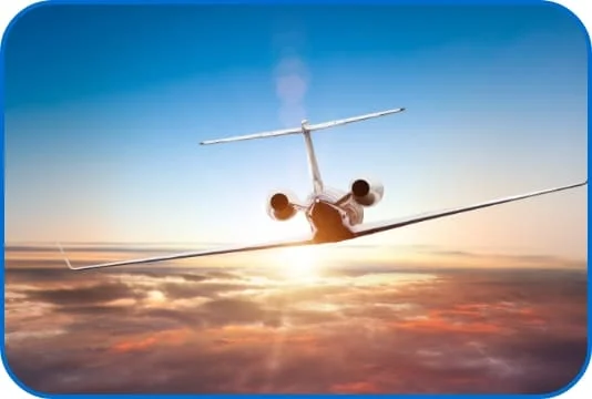plane in the sky